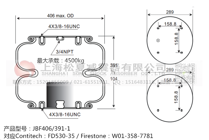 JBF406/391-2橡膠<a href='http://hun123.cn/' target='_blank'><u>空氣彈簧</u></a>
